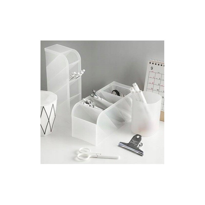 Wielofunkcyjny plastikowy organizer na biurko 7,4x20,3x9cm CB18B - obrazek 4