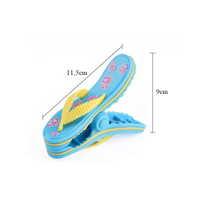 Klamra do trzymania ręczników Spinka 11,5 cm na plaże KLAPKI KLP07 2 szt - obrazek 6