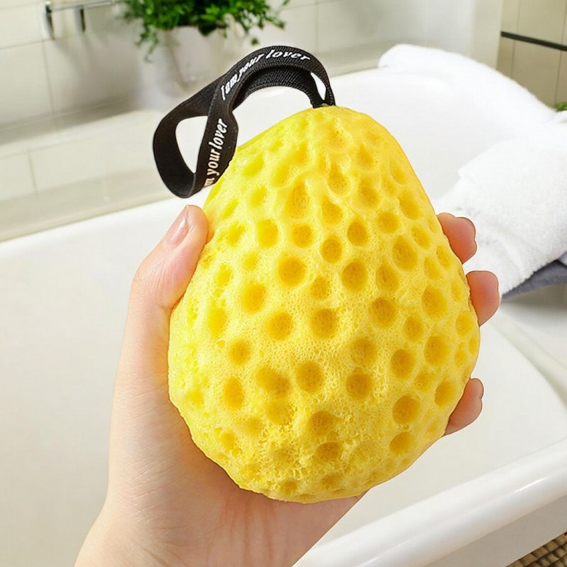 Gąbka Plaster miodu do mycia ciała na mokro 10 cm delikatny peeling GB03 - obrazek 6