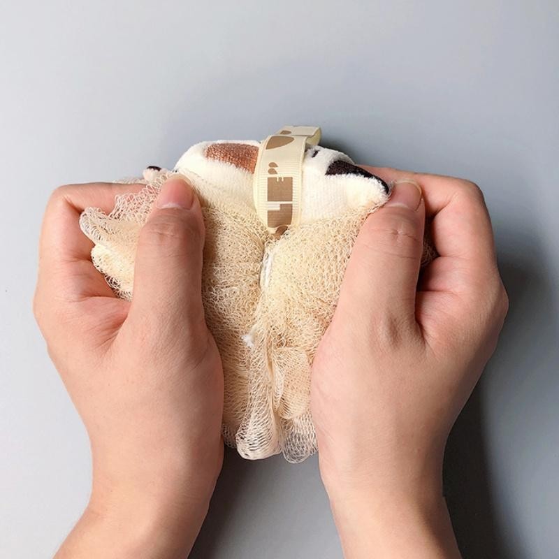 Szczotka gąbka do mycia ciała SWEETY na mokro XL 15cm GB15K - obrazek 4