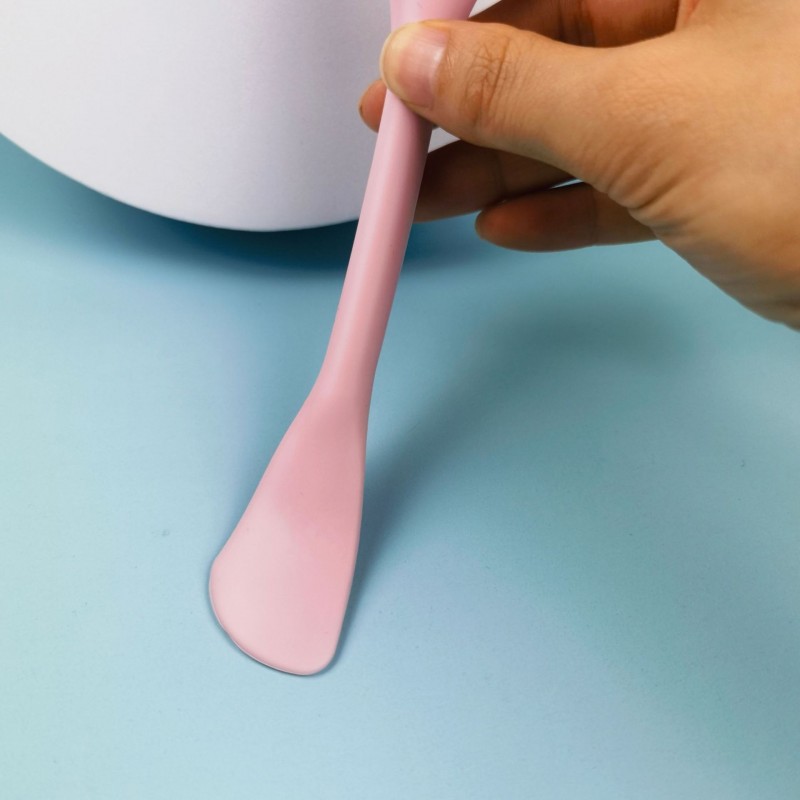 Silikonowa szczoteczka do pielęgnacji twarzy z aplikatorem 17,2 x 2,9 cm AK15R - obrazek 7