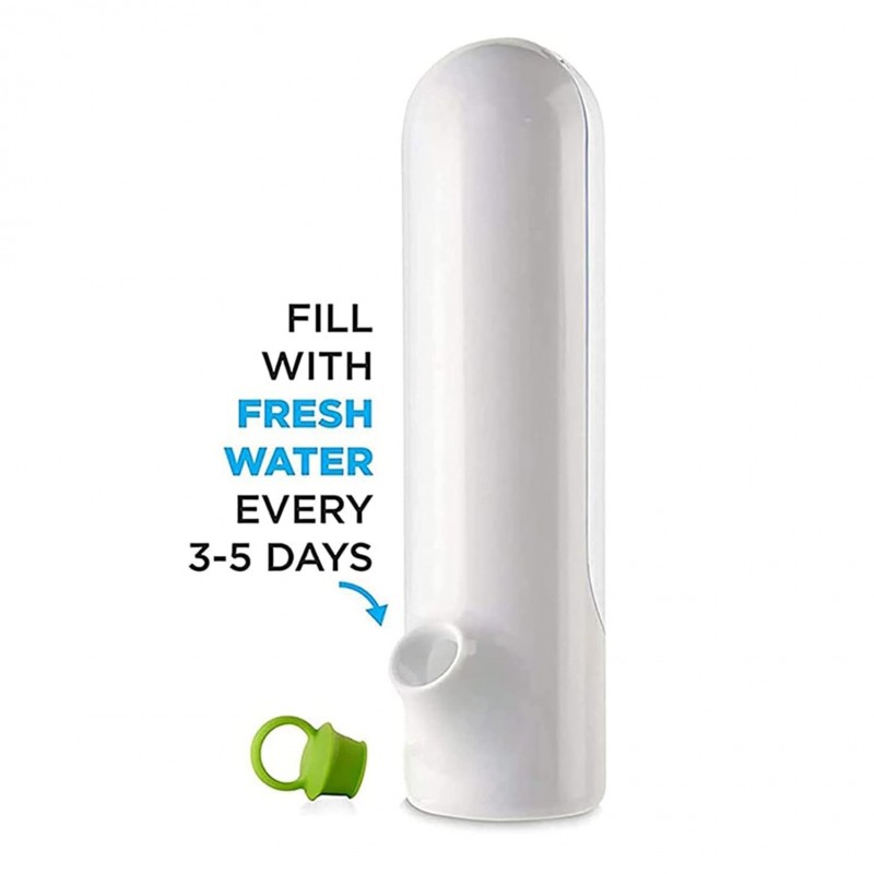 Pojemnik do przechowywania świeżych ziół, na miętę, warzywa do lodówki 25x6,5cm POJ08 - obrazek 6