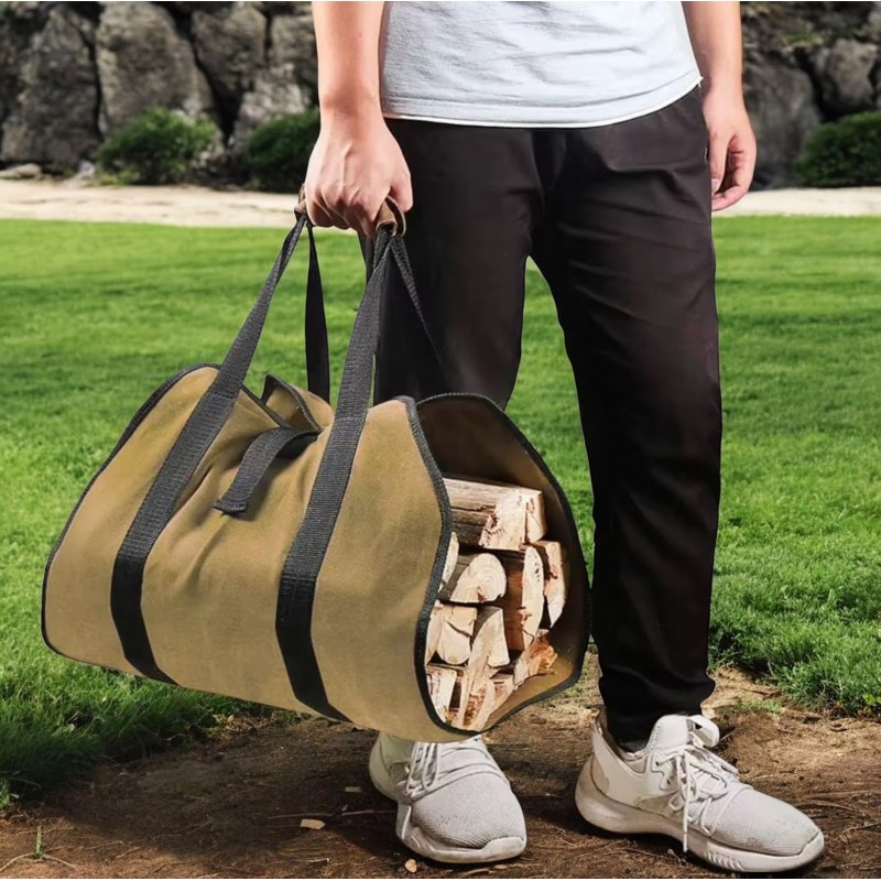 Przenośny stojak, torba, nosidło na drewno kominkowe SND06 - obrazek 5