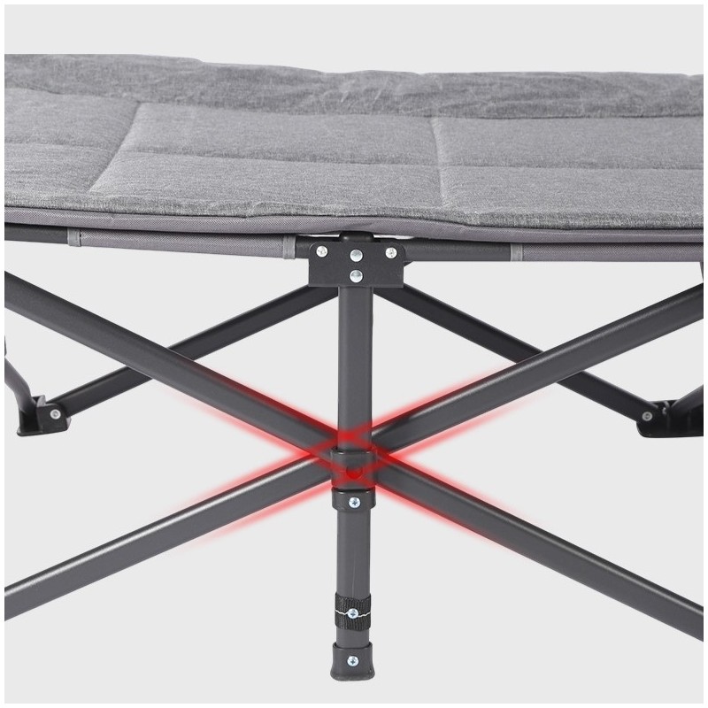 Łóżko turystyczne, polowe, kanadyjka 187 x 68cm składane z kieszonką AR05SZ - obrazek 7