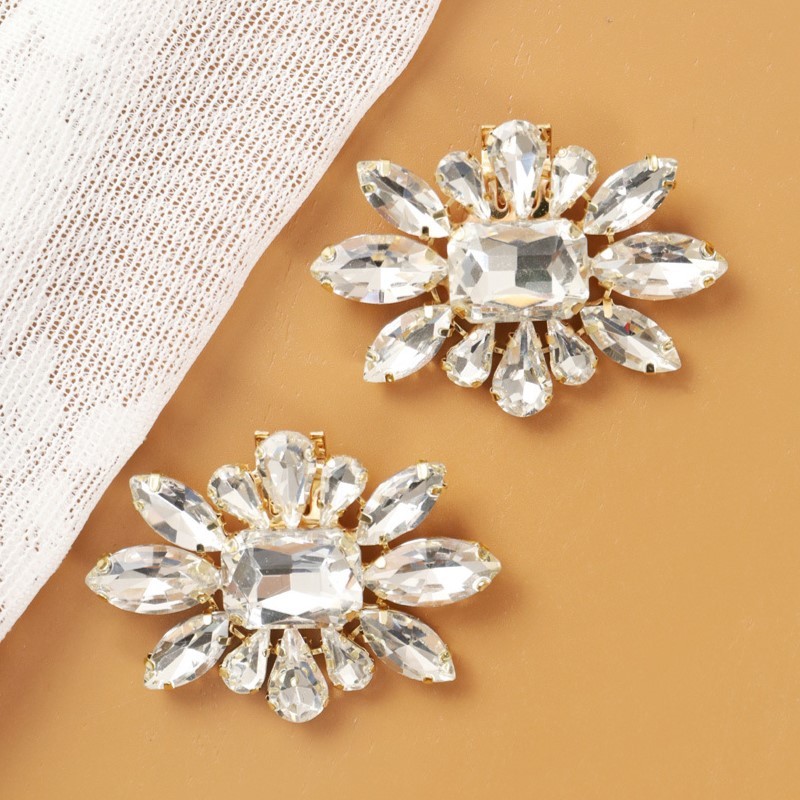 Klipsy do butów z kryształkami 2 szt. KDB53 - obrazek 4