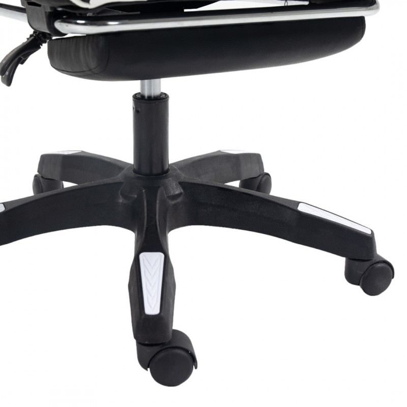 Fotel gamingowy obrotowy z podnóżkiem EC GAMING masażer KO24B - obrazek 7