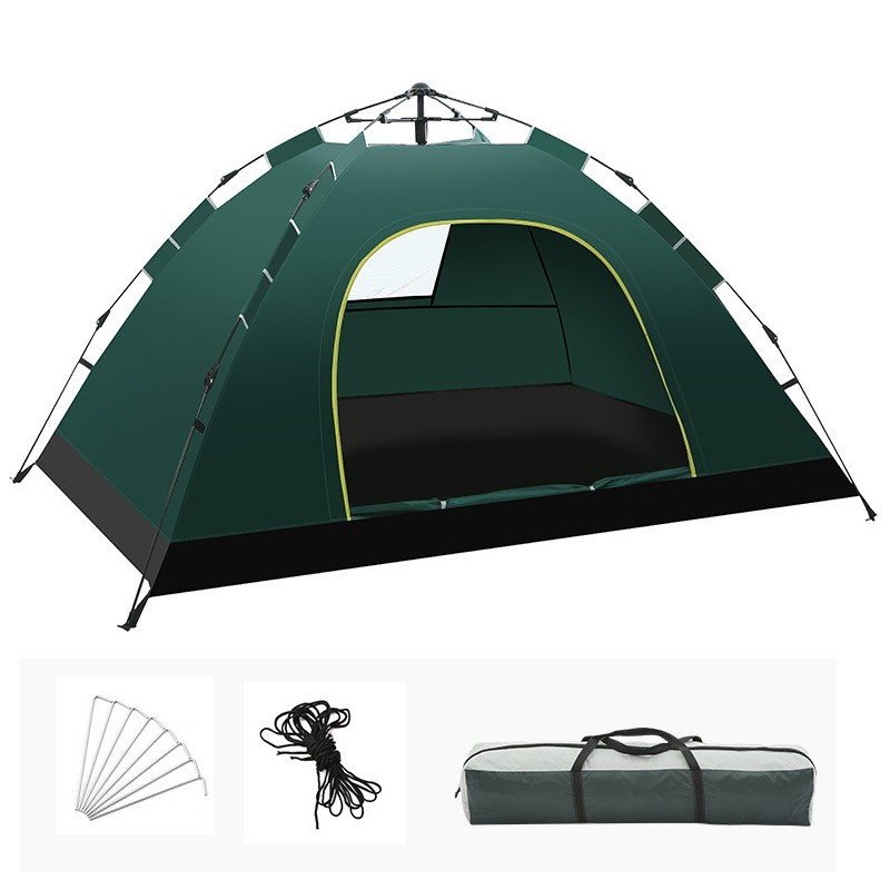 Namiot kempingowy składany 2-3 osobowy 200x140x115cm BAL12ZIE - obrazek 4