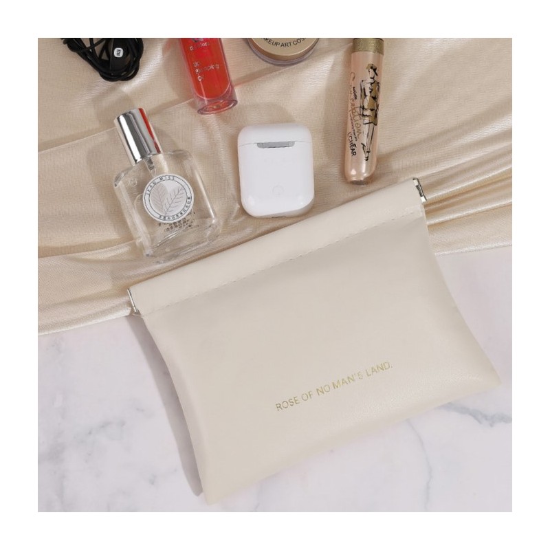 Organizer na wkładki higieniczne, elegancka saszetka do torebki, ekoskóra ORM34K - obrazek 5