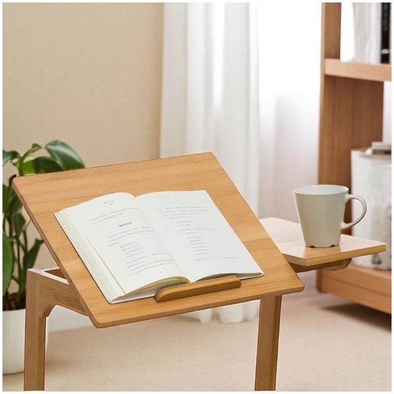 Wielofunkcyjne biurko stolik pod laptop tablet, składane 60 x 35 cm STL21 - obrazek 3