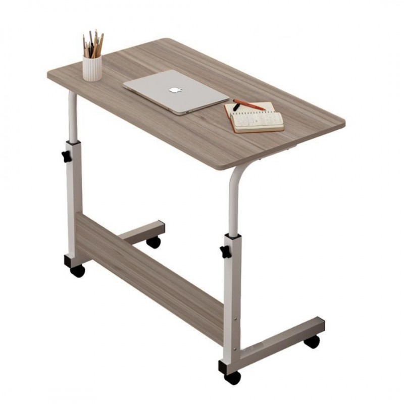 Mobilne biurko stolik pod laptop tablet, regulowane na kółkach STL03WZ4 - obrazek 7