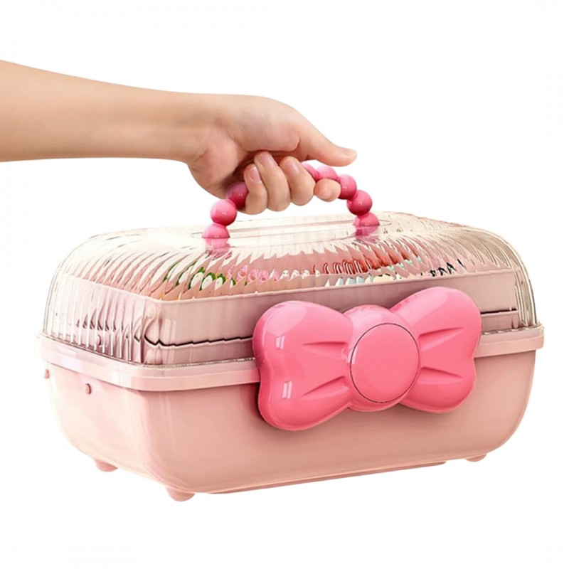 Organizer szkatułka na ozdoby do włosów, akcesoria, biżuterię CB74R - obrazek 5