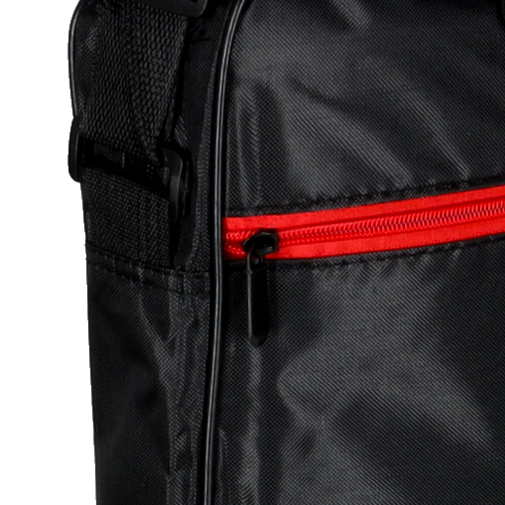 Torba na laptopa 15,6 cali etui pokrowiec z paskiem teczka damska męska czarna - obrazek 8