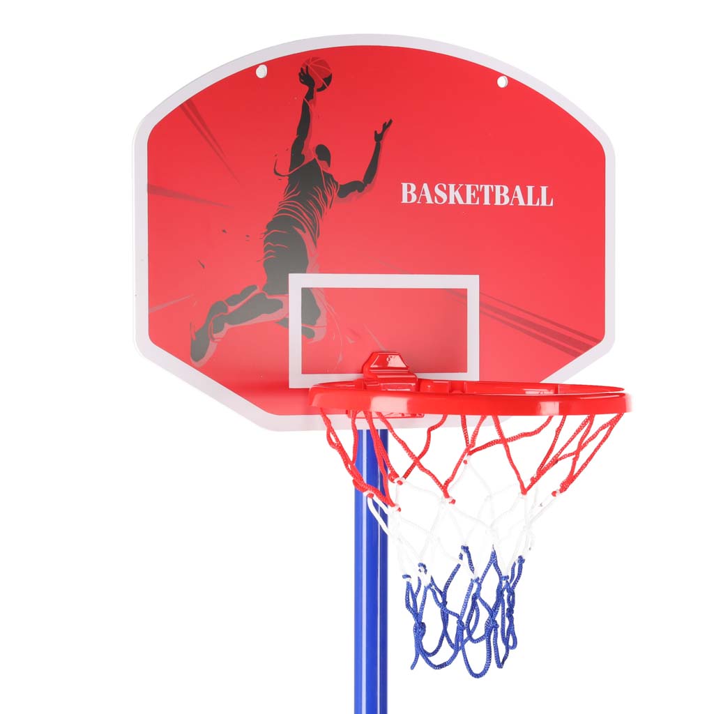 Bramka piłkarska do piłki nożnej tablica do koszykówki gry w kosza gra 2w1 2 piłki pompka - obrazek 3