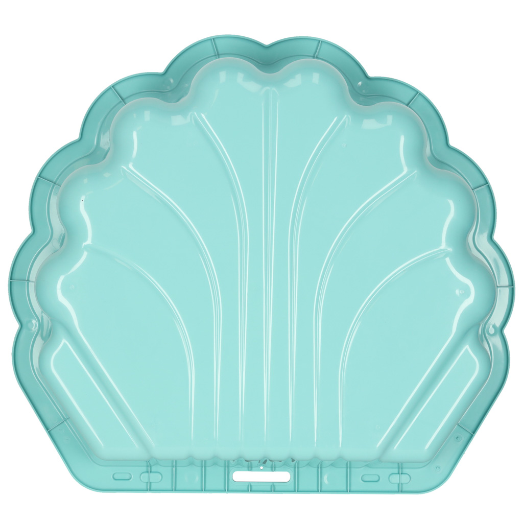 Piaskownica zamykana basen Muszelka Twins podwójna 2w1 160x87,5x19,5cm miętowa - obrazek 8