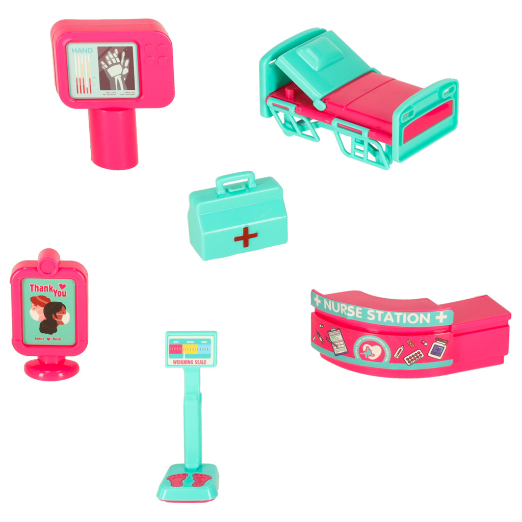 Karetka pogotowia ambulans mobilny szpital lalka akcesoria - obrazek 7