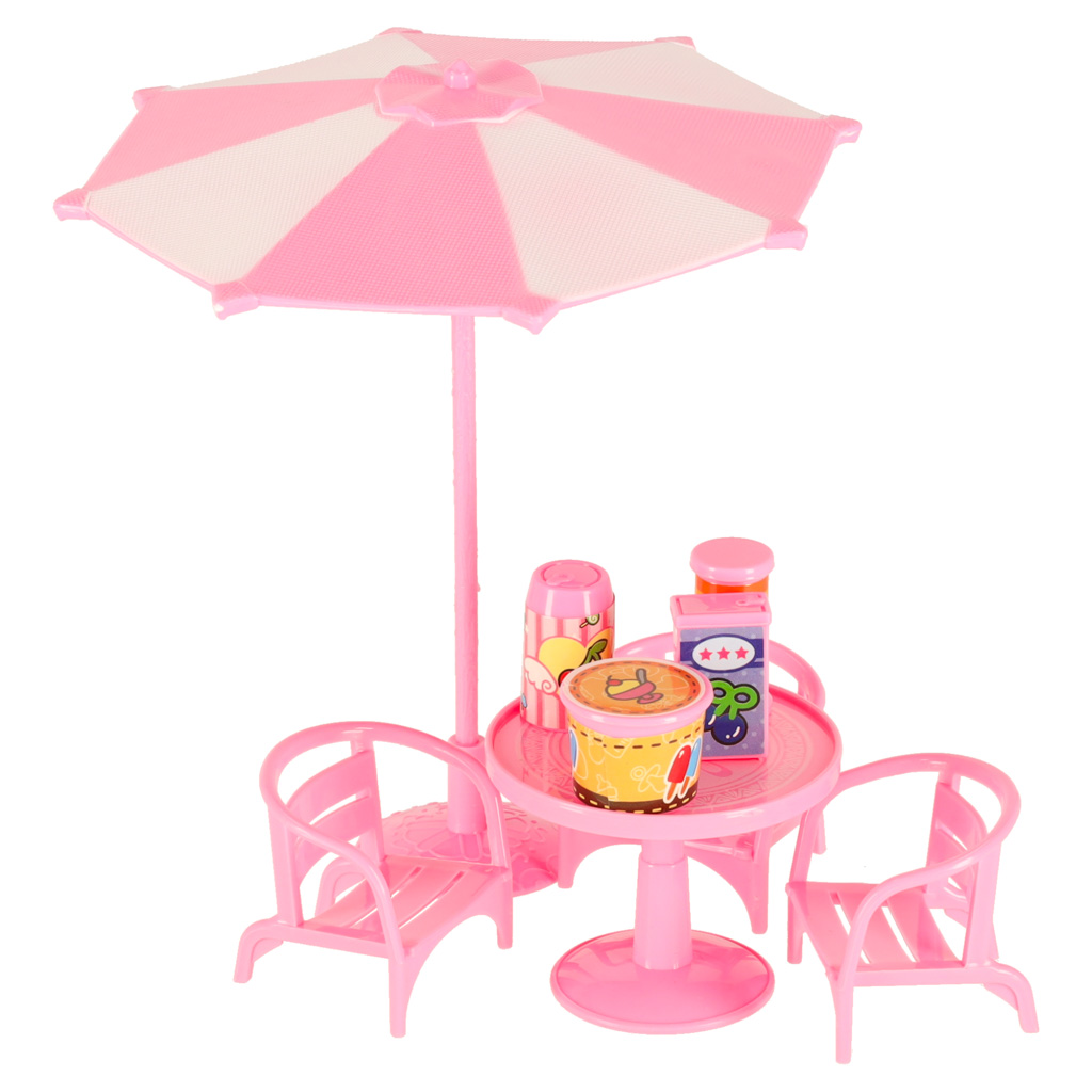 Samochód lodziarnia sklep z lodami kamper rozkładany stolik krzesła 30 elementów - obrazek 6