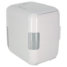 Lodówka turystyczna elektryczna samochodowa mini na jedzenie kosmetyki grzanie chłodzenie 2w1 4L biała