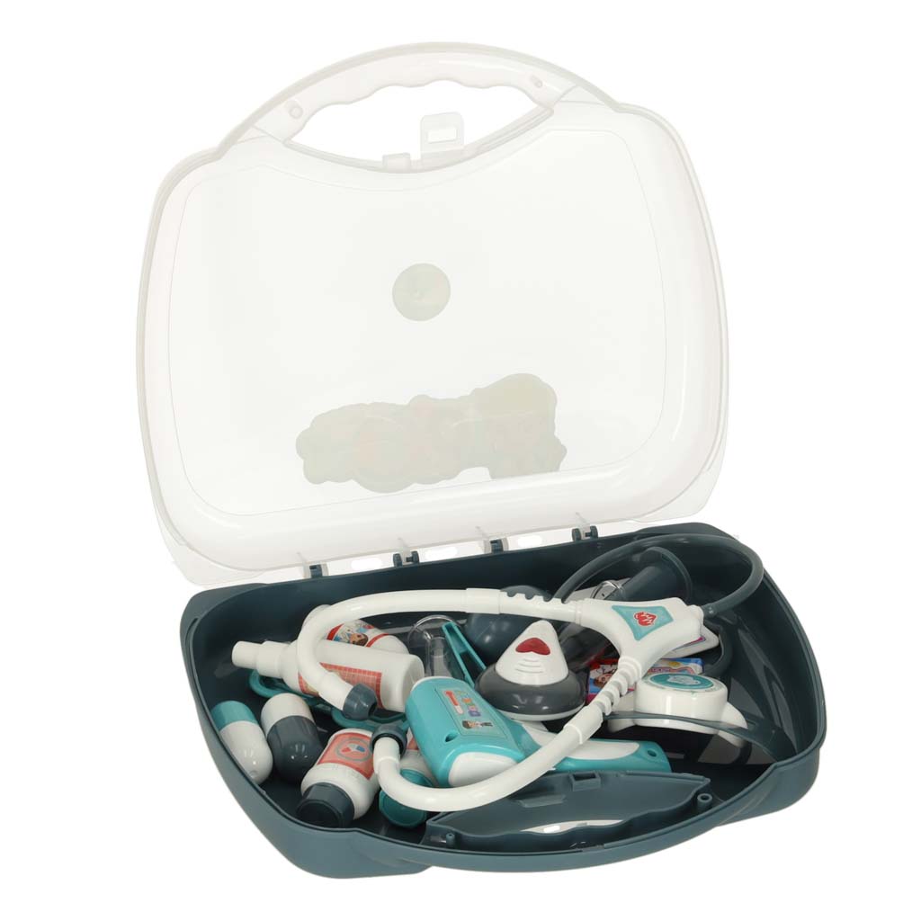 Zestaw lekarza w walizce mały doktor akcesoria dźwięk światła - obrazek 3