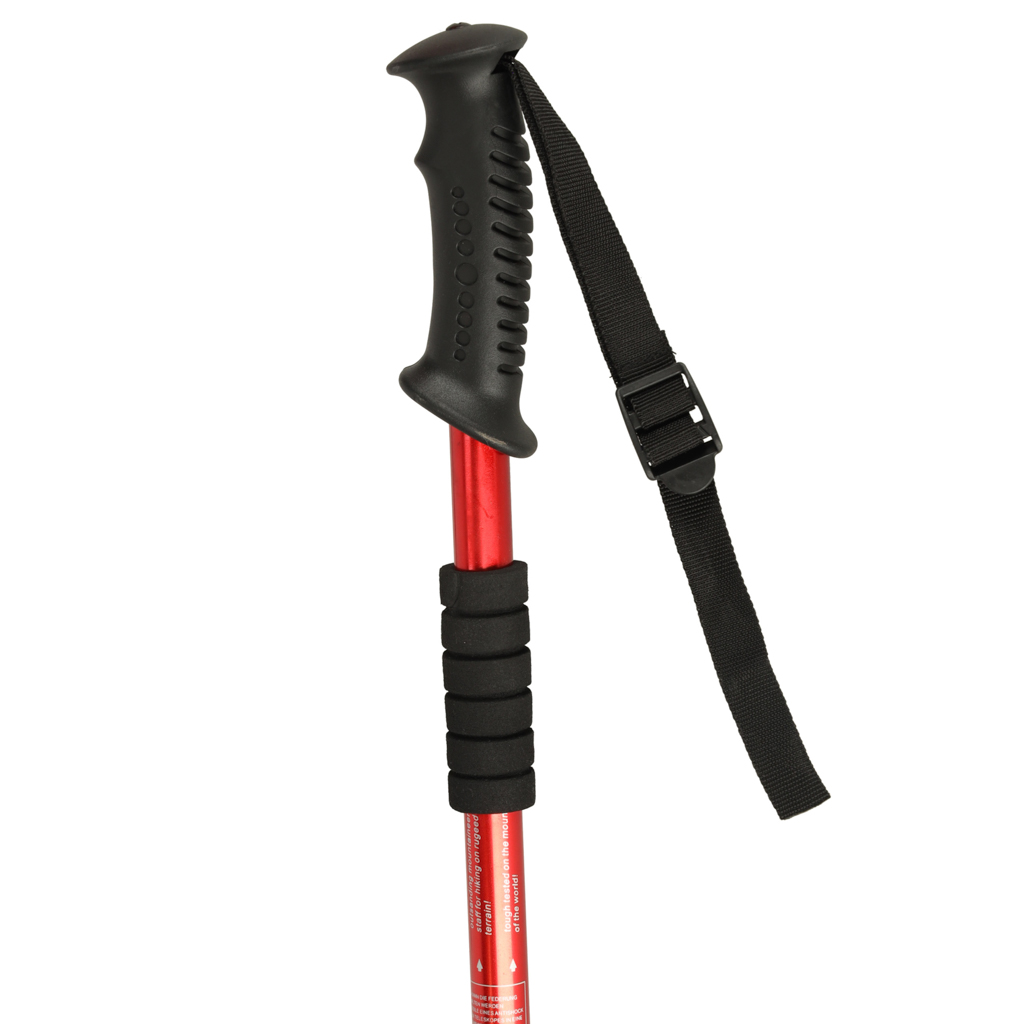Kijki kije trekkingowe do nordic walking składane 2 sztuki czerwone - obrazek 5