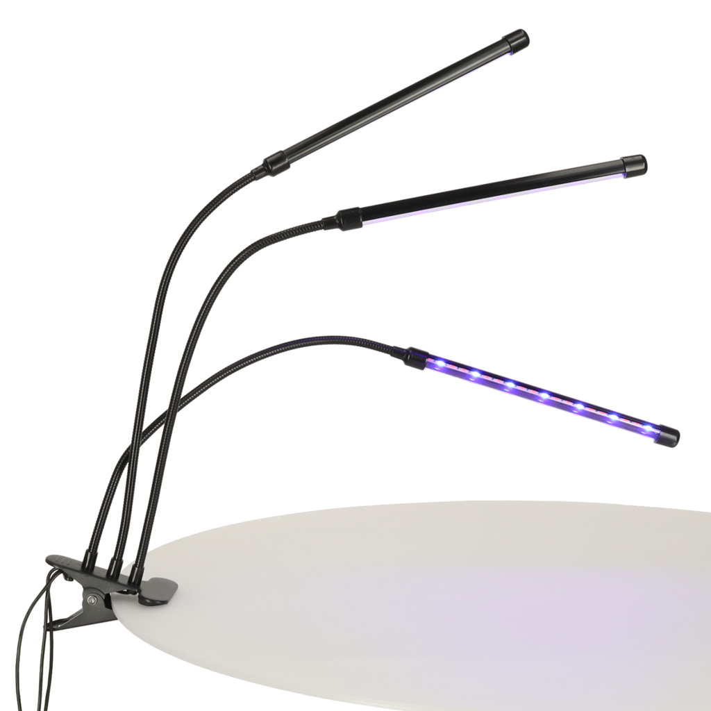 Lampa do roślin LED uprawy wzrostu panel 3 żarówki
