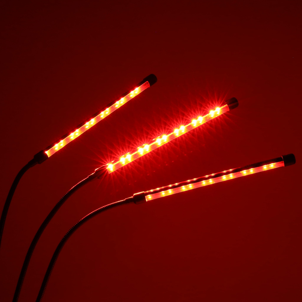 Lampa do roślin LED uprawy wzrostu panel 3 żarówki - obrazek 8
