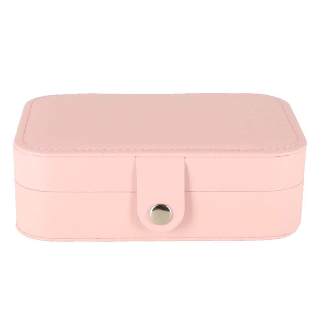 Szkatułka pudełko na biżuterię organizer różowy - obrazek 7