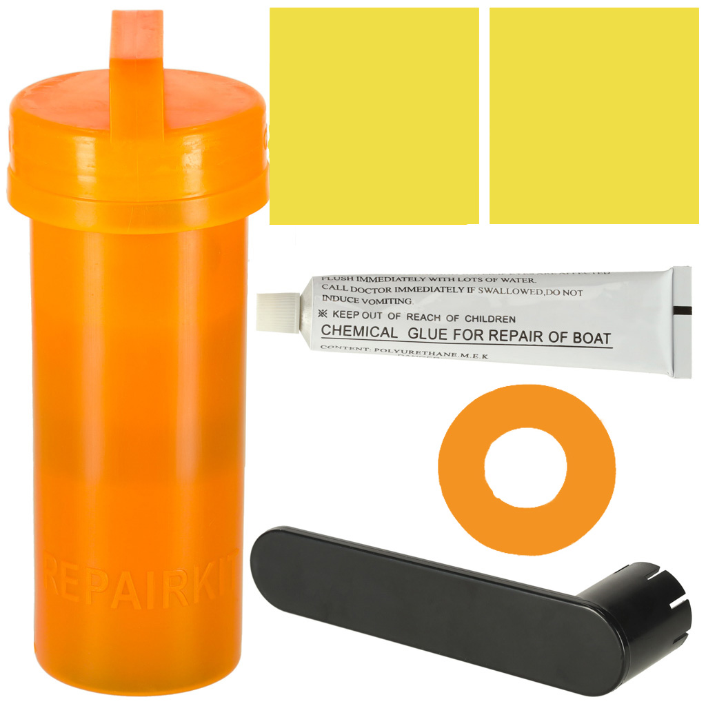 Deska SUP pompowana do pływania z siedzeniem akcesoriami wiosło zestaw żółta 350 cm - obrazek 8