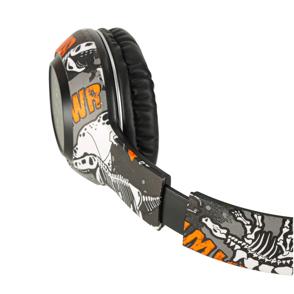 Słuchawki bezprzewodowe nauszne Bluetooth RGB Gaming Sport 200mAh czarne - obrazek 8