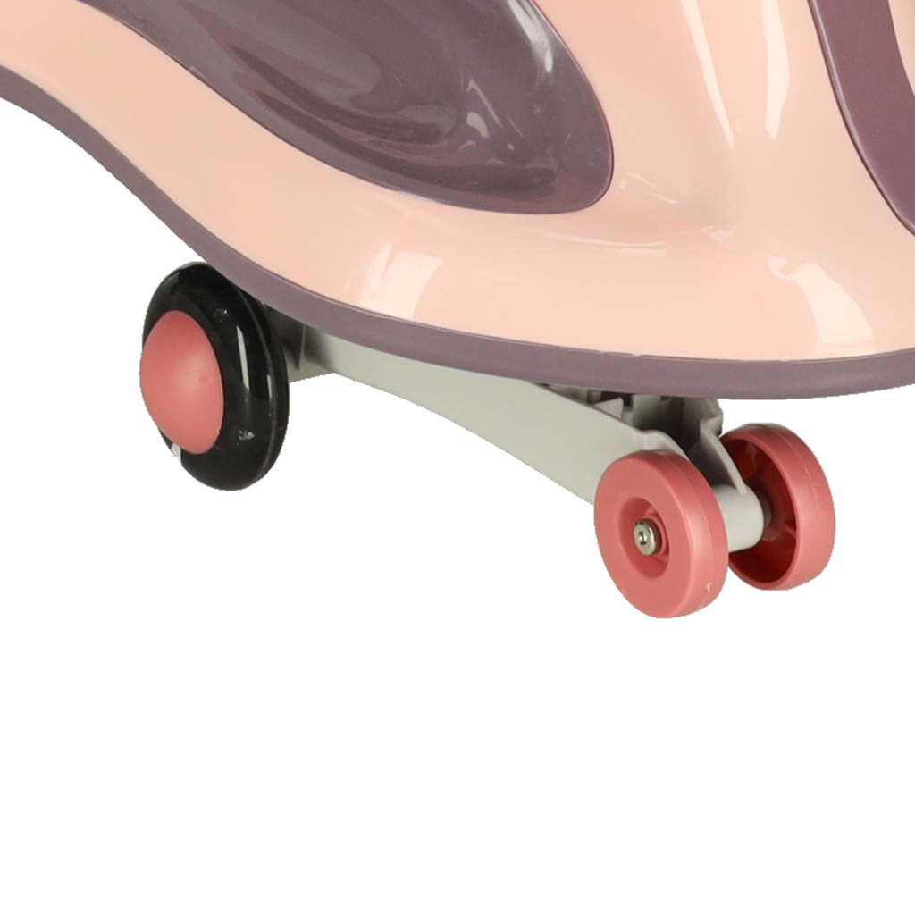 Jeździk grawitacyjny LED Swing FIX S2 skuter z rączką fioletowy max 100kg - obrazek 8