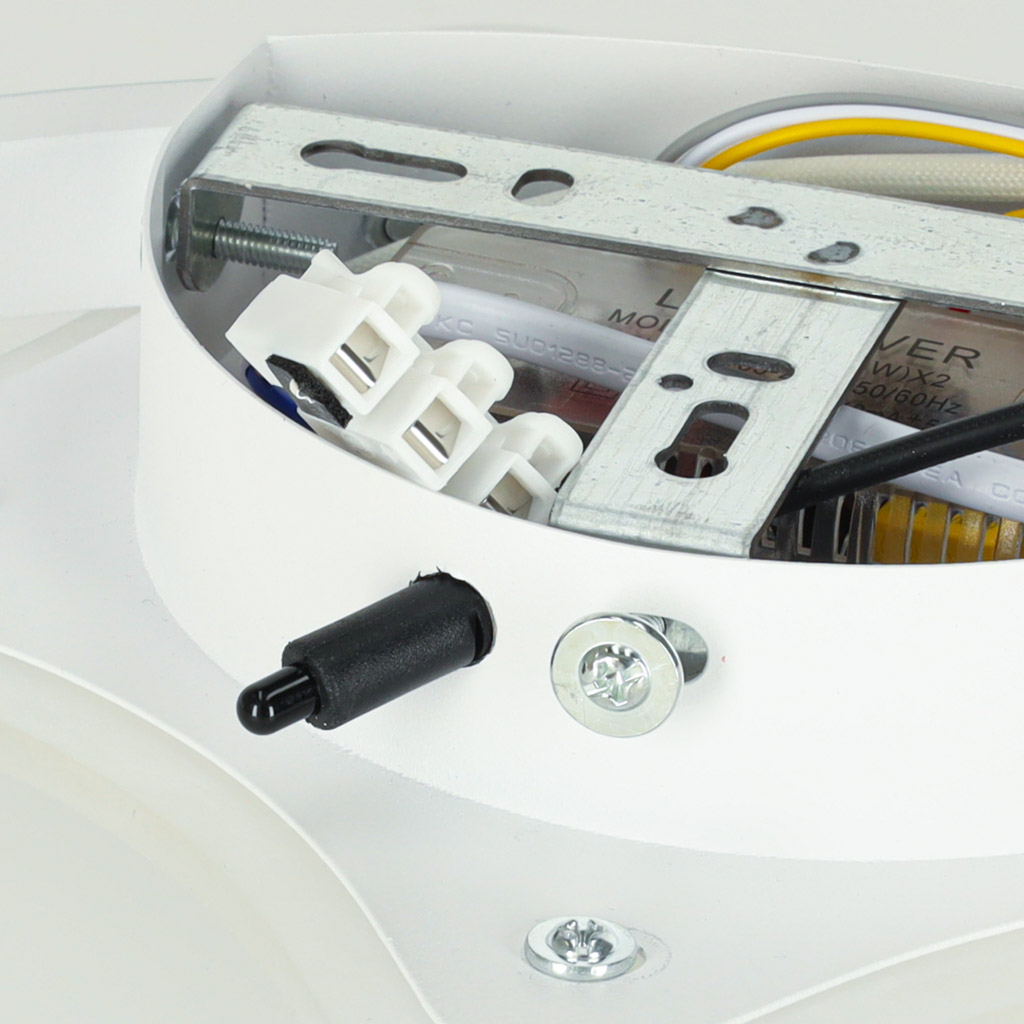 Lampa LED sufitowa plafon do pokoju dziecięcego ściemniana LUMELA + pilot księżyc biała - obrazek 6