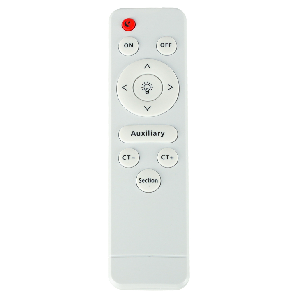 Lampa LED sufitowa plafon do pokoju dziecięcego ściemniana LUMELA + pilot księżyc biała - obrazek 7