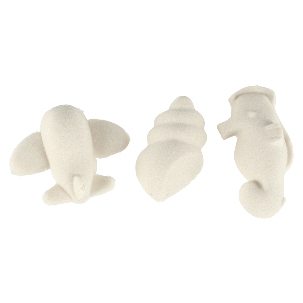 Piasek dla dzieci 1kg w woreczku biały - obrazek 4