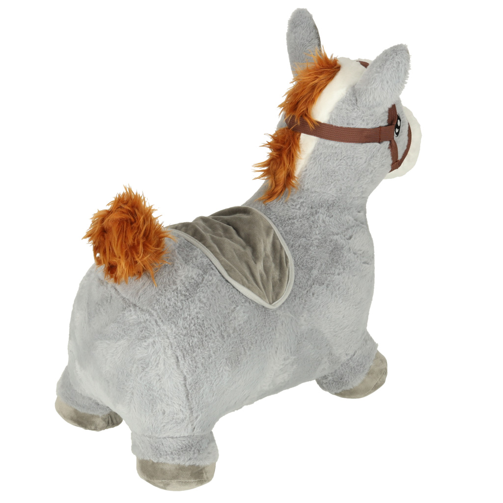 Skoczek dla dzieci do skakania z pompką gumowy koń konik - obrazek 8