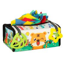 Sorter pudełko z chusteczkami sensoryczne montessori mata 2w1