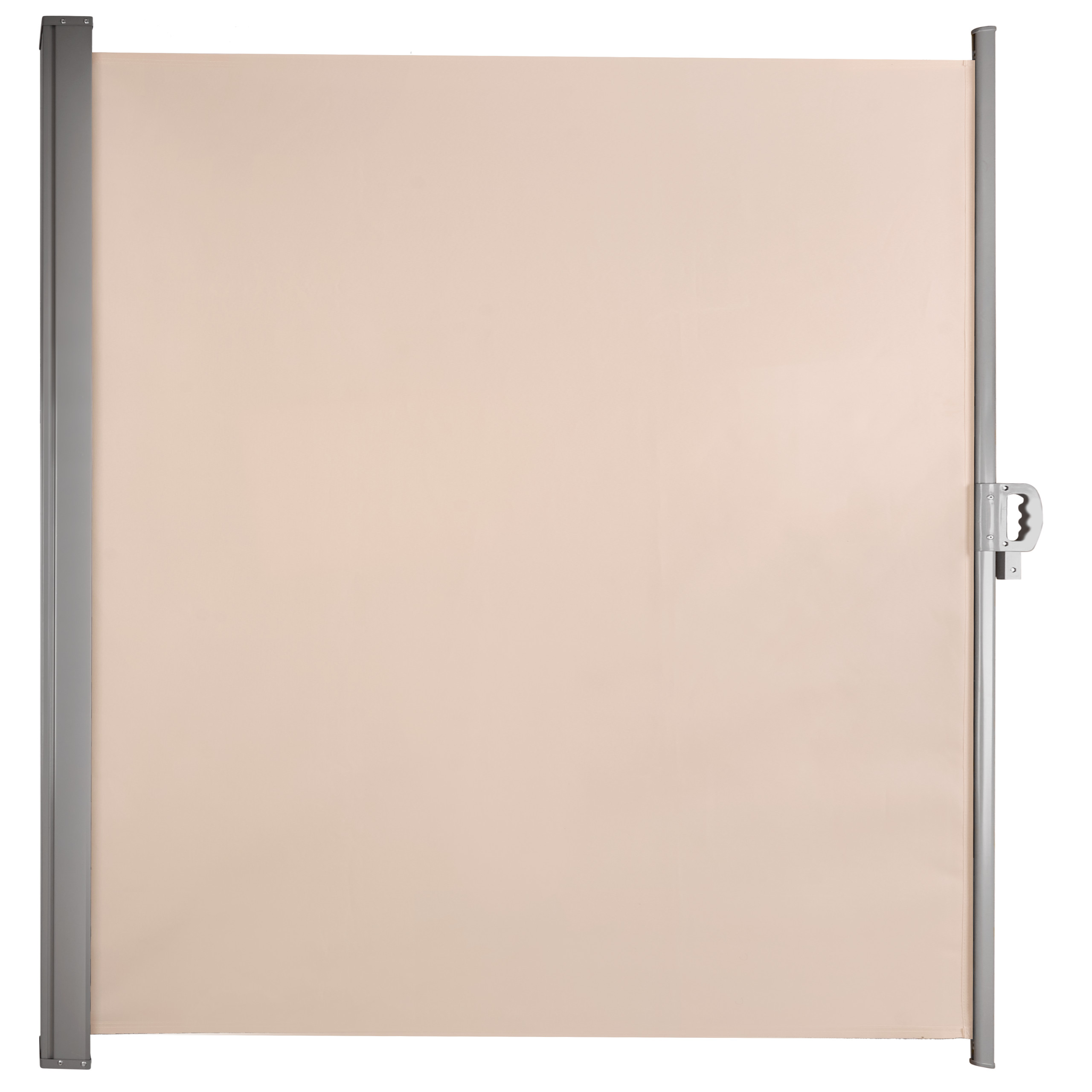 Markiza boczna tarasowa LUARO parawan zwijana 180 x 400 cm beżowa - obrazek 6