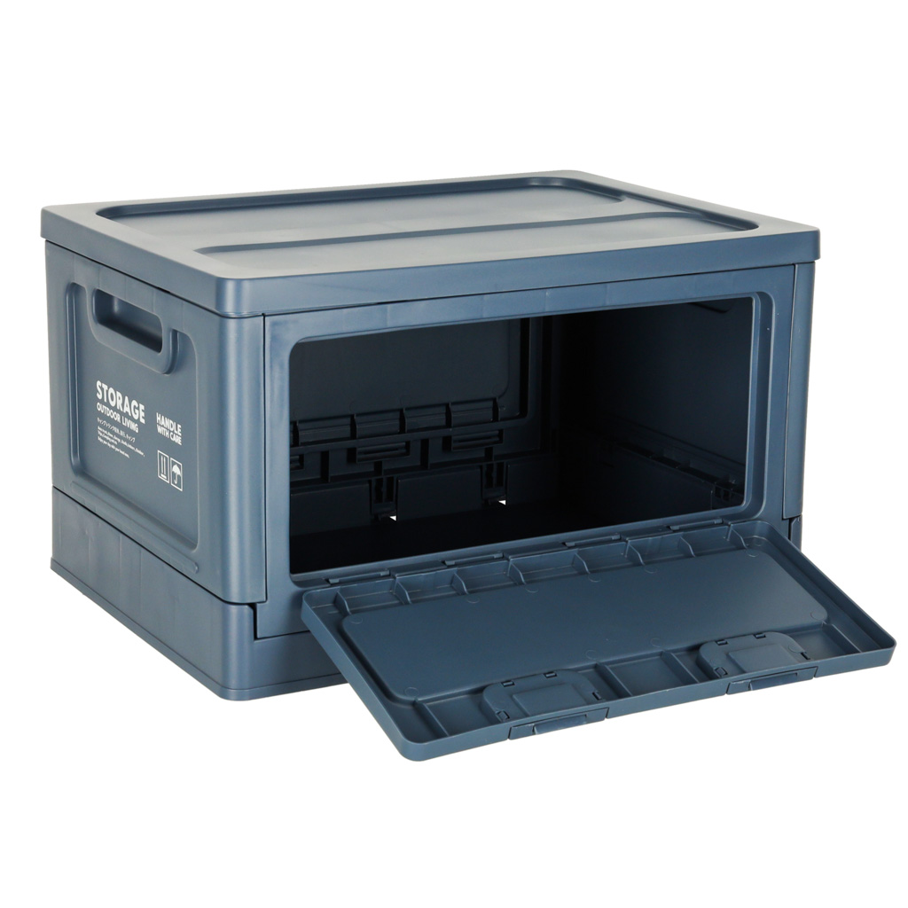 Organizer do bagażnika samochodowy pudełko skrzynka składana 25l granatowa - obrazek 5