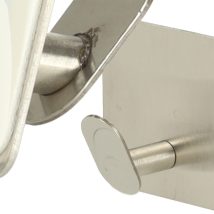 Wieszaki ścienne łazienkowe samoprzylepne srebrne zestaw 4 sztuki POWYSTAWOWE