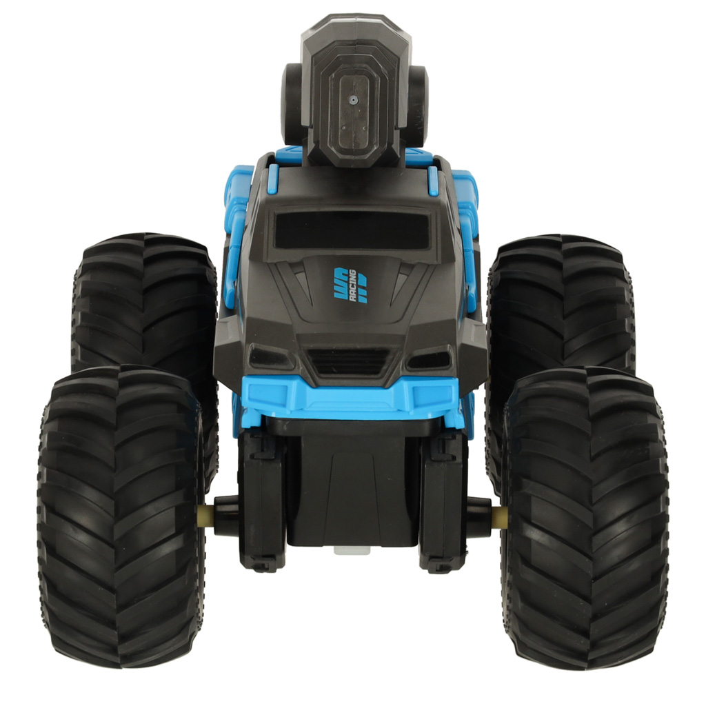 Samochód RC amfibia wodoodporny sterowany gestami ręką + 2 piloty niebieski - obrazek 4