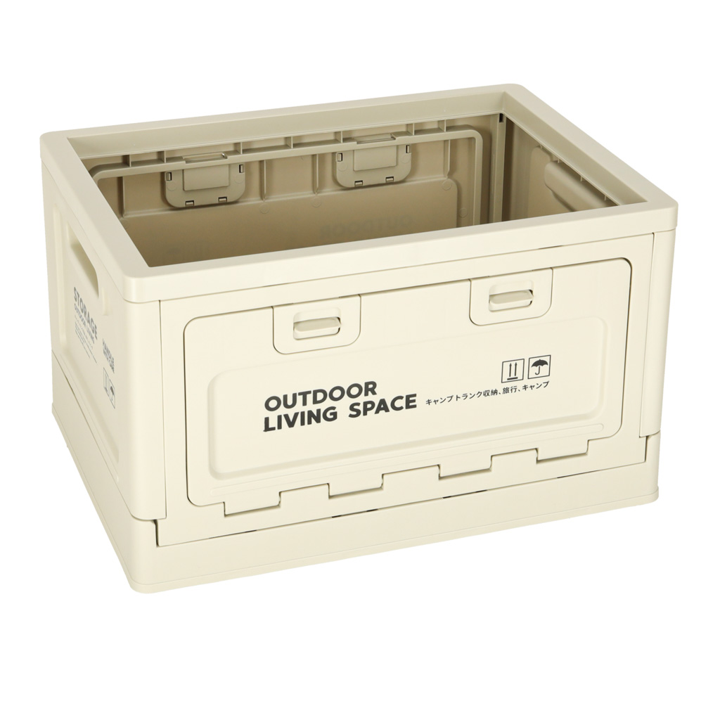 Organizer do bagażnika samochodowy pudełko skrzynka składana 25l szara - obrazek 8