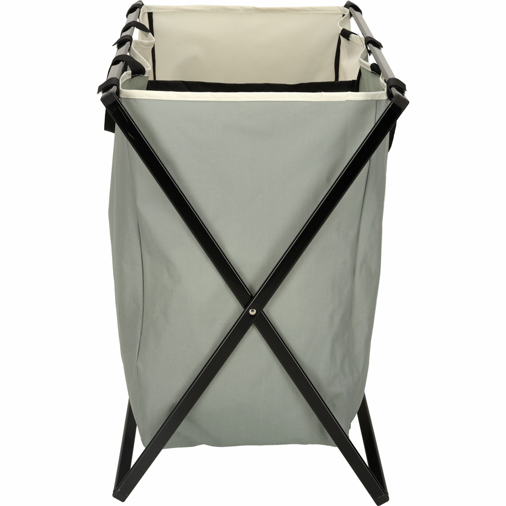 Kosz na pranie segregacja organizer 2 komory - obrazek 4