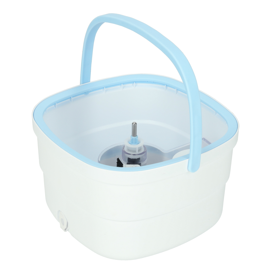 Mop obrotowy prostokątny płaski rotacyjny czysta brudna woda wyciskacz - obrazek 3