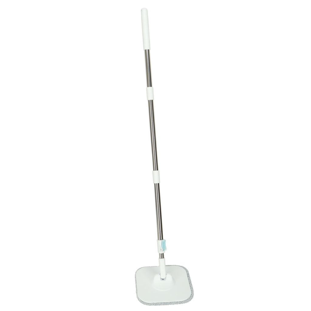 Mop obrotowy prostokątny płaski rotacyjny czysta brudna woda wyciskacz - obrazek 4