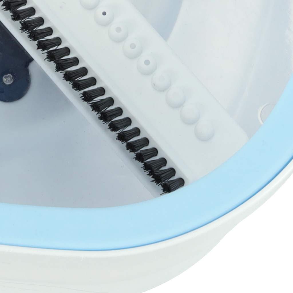 Mop obrotowy prostokątny płaski rotacyjny czysta brudna woda wyciskacz - obrazek 7