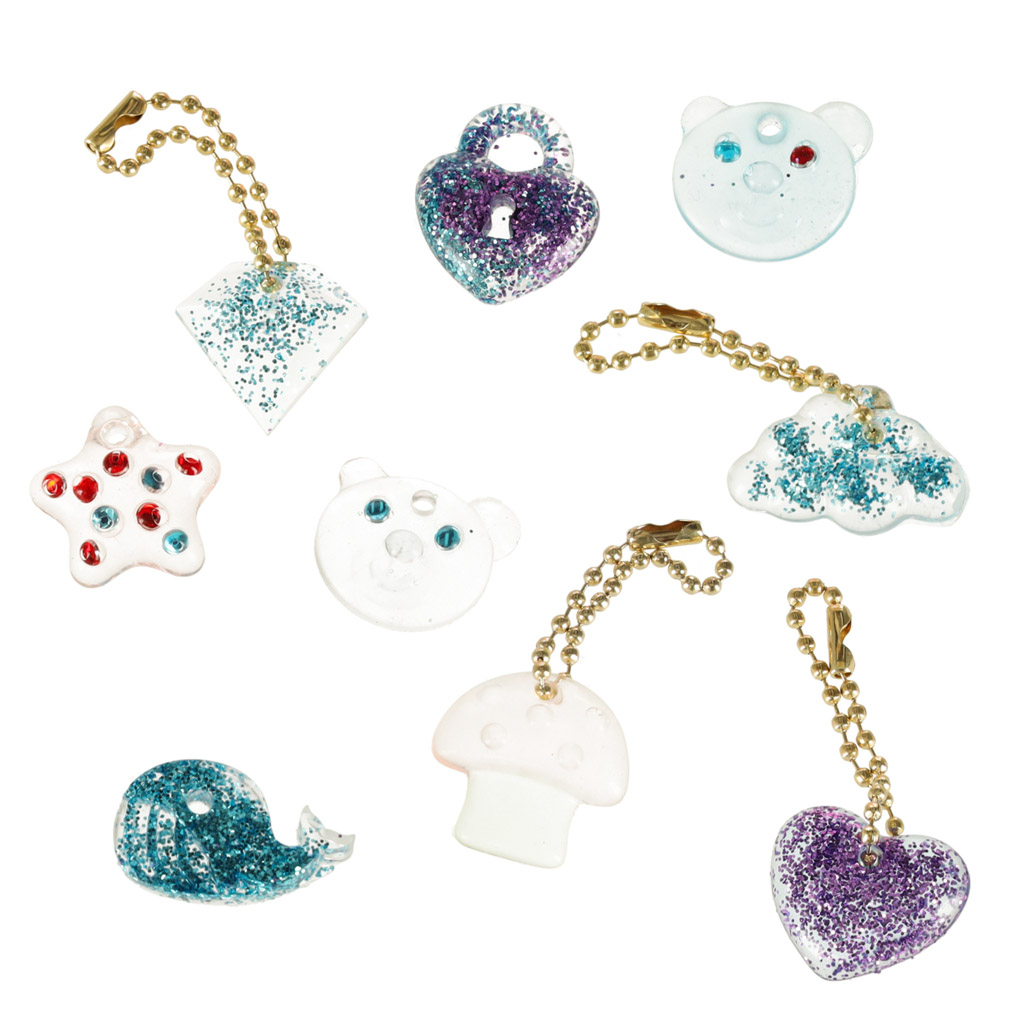 Kreatywny zestaw do robienia biżuterii koralików zawieszek magiczne pudełko UV - obrazek 8