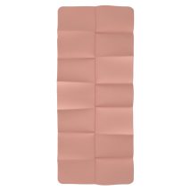Mata fitness gimnastyczna do ćwiczeń jogi pilatesu fitness joga składana 183x61x0,4 cm różowy