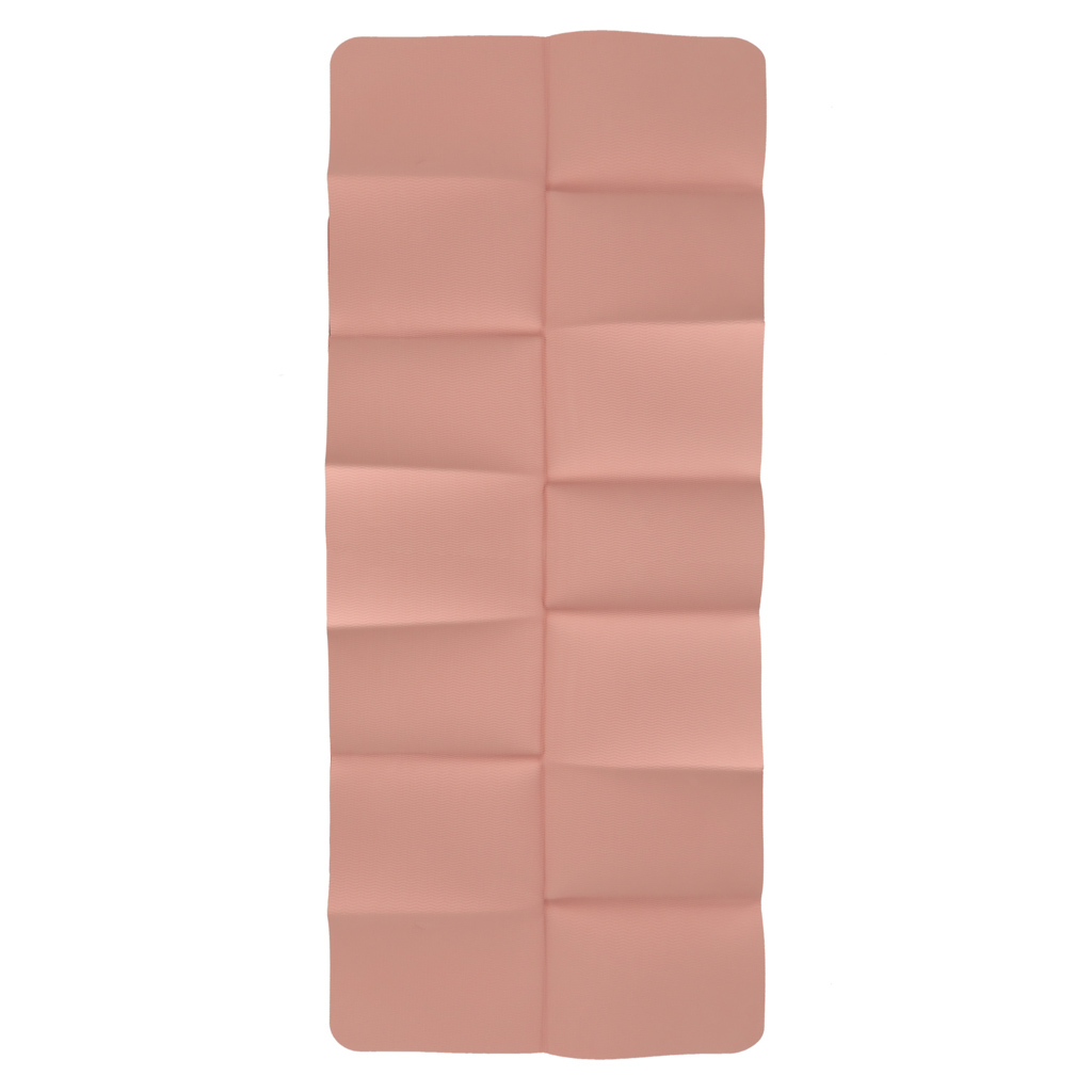 Mata fitness gimnastyczna do ćwiczeń jogi pilatesu fitness joga składana 183x61x0,4 cm różowy