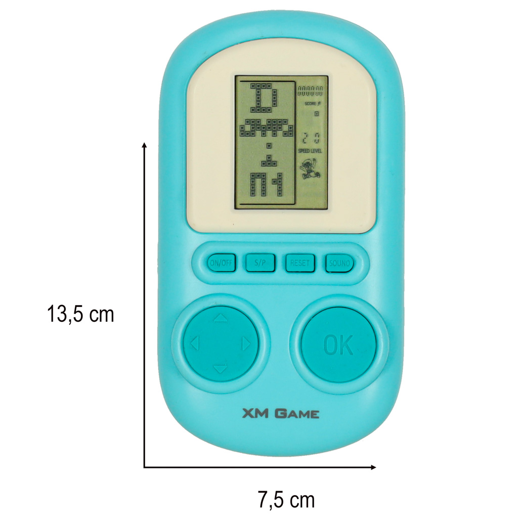 Gra elektroniczna zręcznościowa konsola przenośna niebieska - obrazek 6