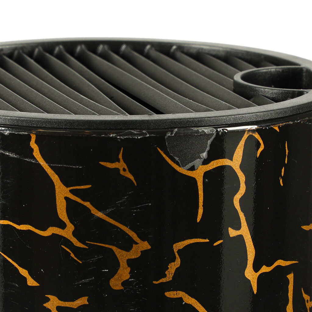 Zestaw noży kuchennych 5 noży + nożyczki + stojak marmur 7 el. POWYSTAWOWE - obrazek 6