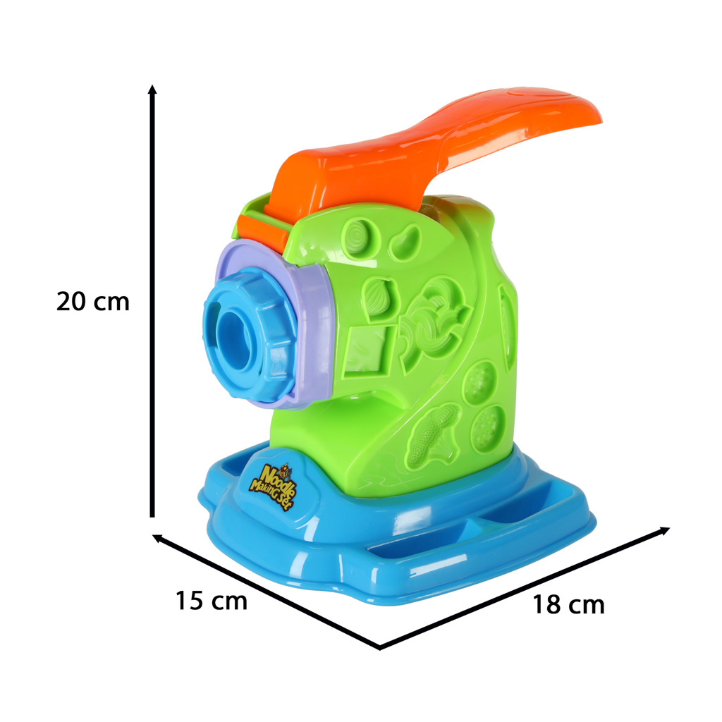 Ciastolina plastelina makaron maszynka makaronowa ciasto masa plastyczna z akcesoriami - obrazek 7