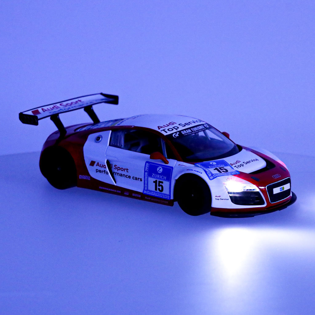 Samochód zdalnie sterowany Rastar 47510 AUDI R8 LMS Performance 1:14 - obrazek 7